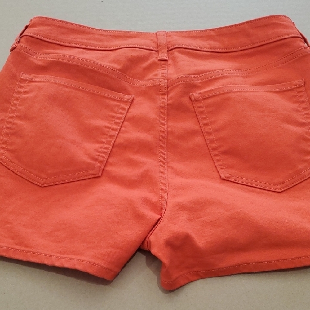 Old Navy Orange Jean Shorts - Picture 6 of 8